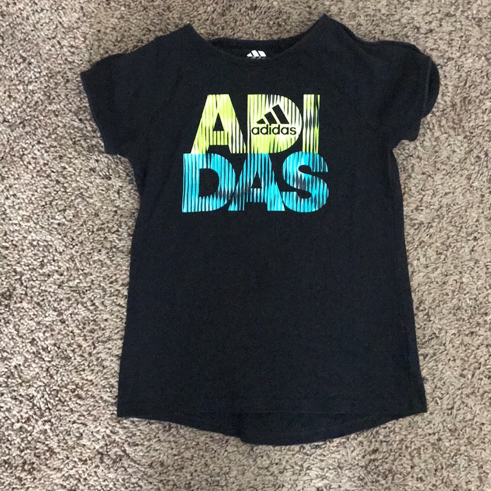 3 for 15 deal Girls Adidas shirt sz 6